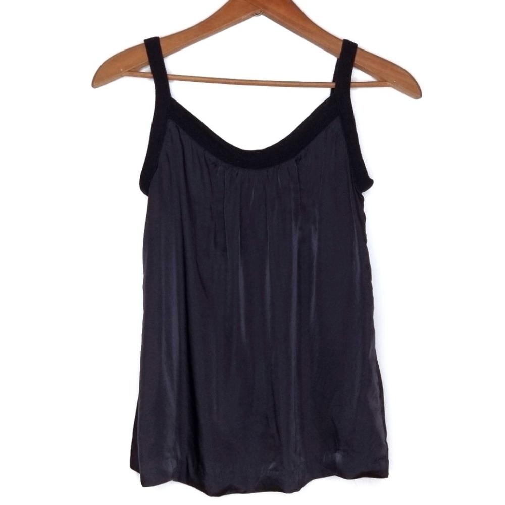 Club Monaco | Wool Trim Camisole Tank Navy Small